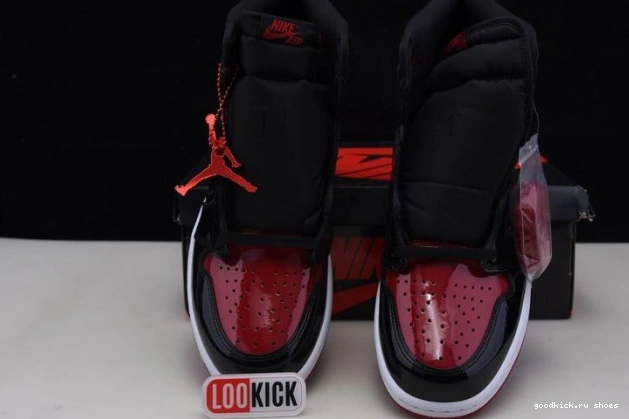 555088-063 Jordan Bred Air 1 High OG Patent 0812
